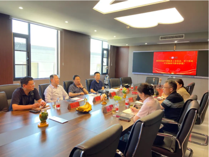 “訪企問需，聚焦發(fā)展”——中國軸協(xié)理事長周宇一行蒞臨鴻元軸承調研指導工作